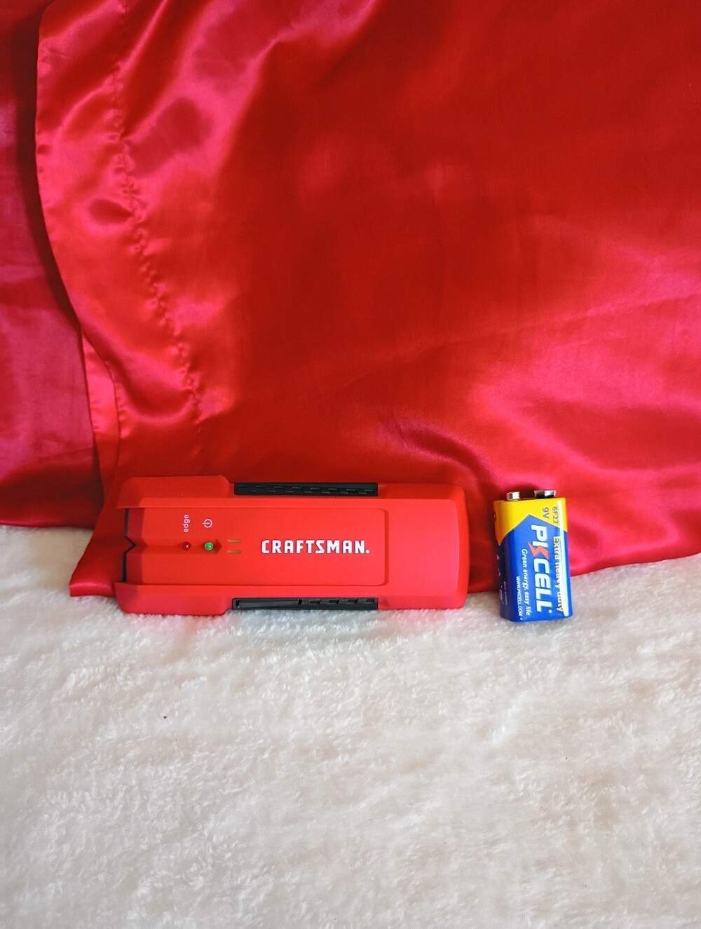 Craftsman Red Battery Tester with 9V Battery